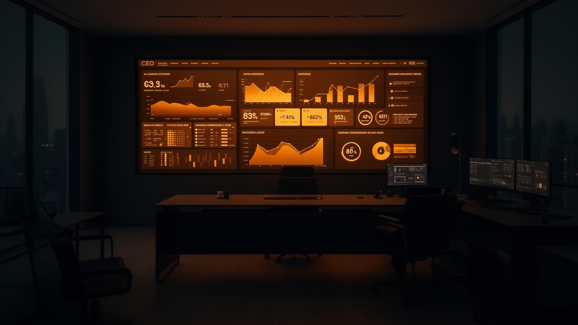 CEO command center for internal automation across sales, finance, HR, and operations